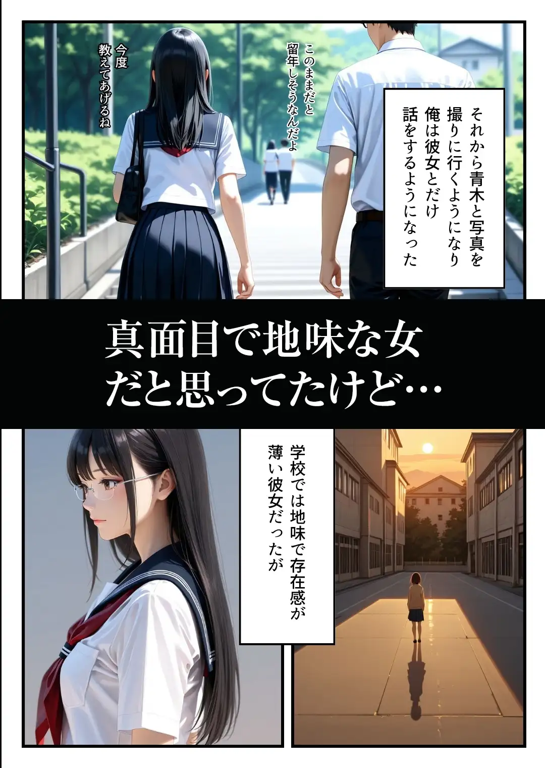 眼鏡の女 サンプル画像 3