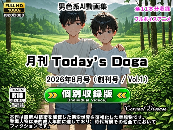 月刊 Today's Doga 2026年8月号(創刊号 / Vol.1)【11作品・個別収録版】