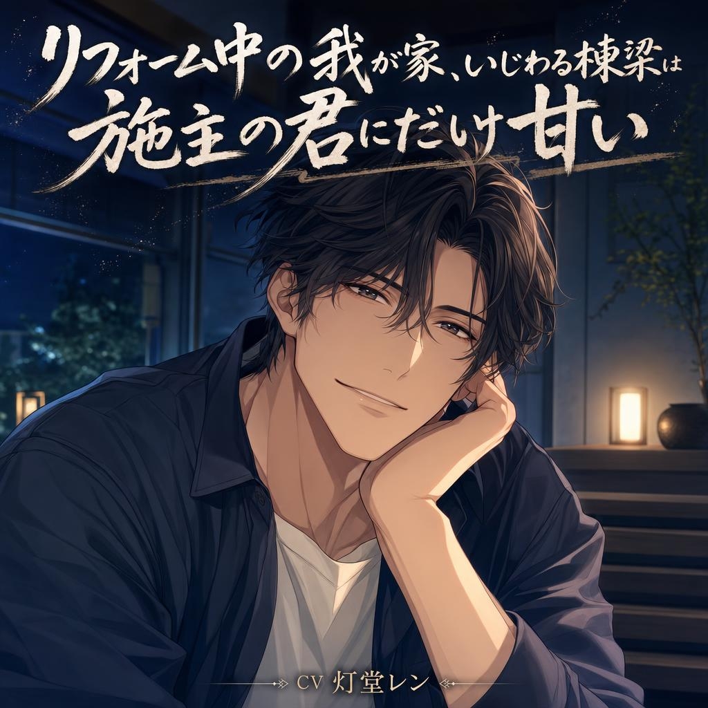 リフォーム中の我が家、いじわる棟梁は施主の君にだけ甘い♡〜工具の音がやんだ夜、関西弁の耳舐め&生中出しに溺れる〜【関西弁/バイノーラル】-1画像