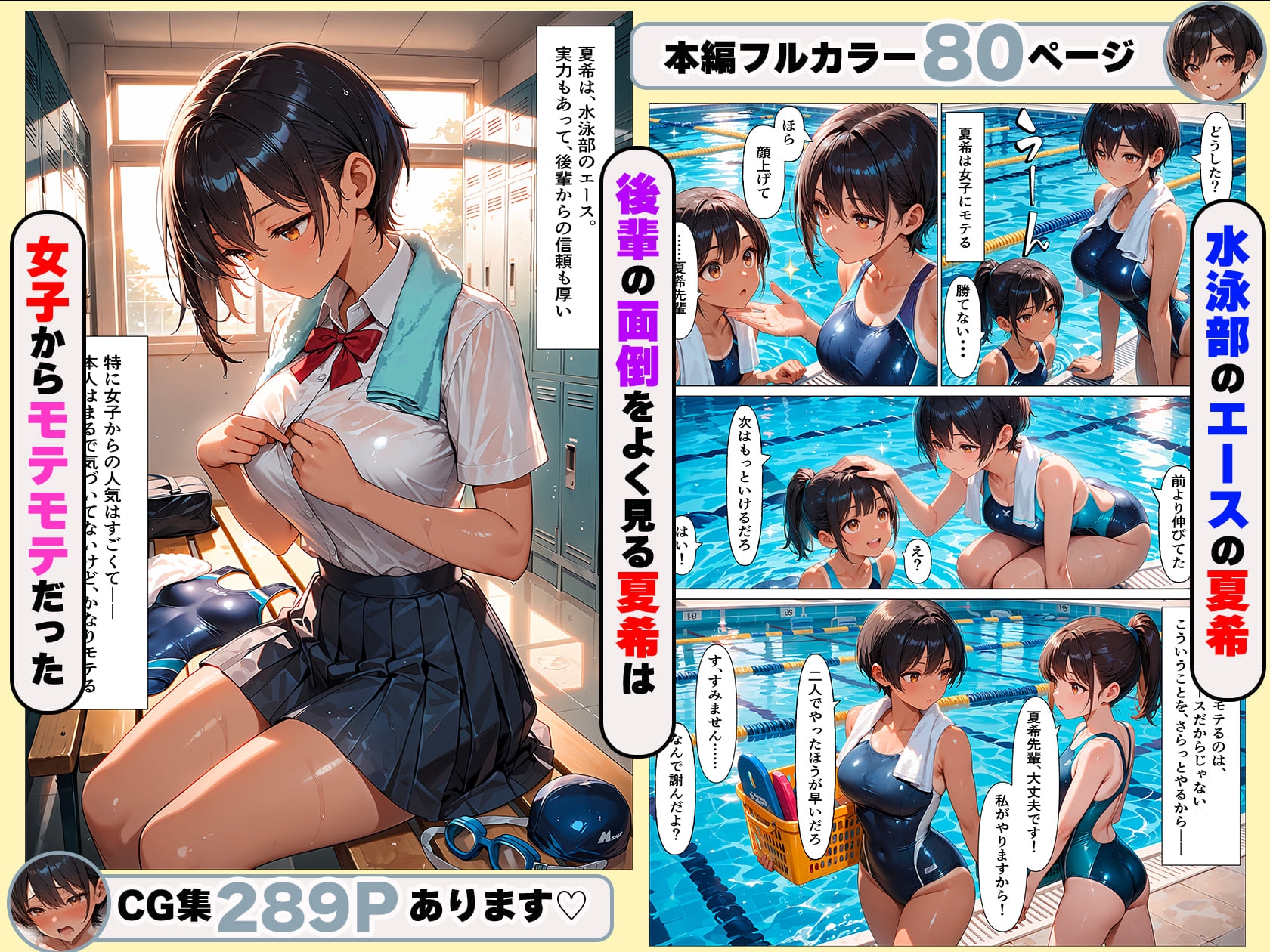 ボーイッシュな幼馴染とラッキーハプニングで初めてのイチャラブSEX サンプル2
