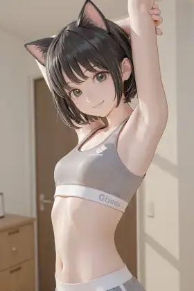 猫耳スポブラエクササイズ ジャケット画像
