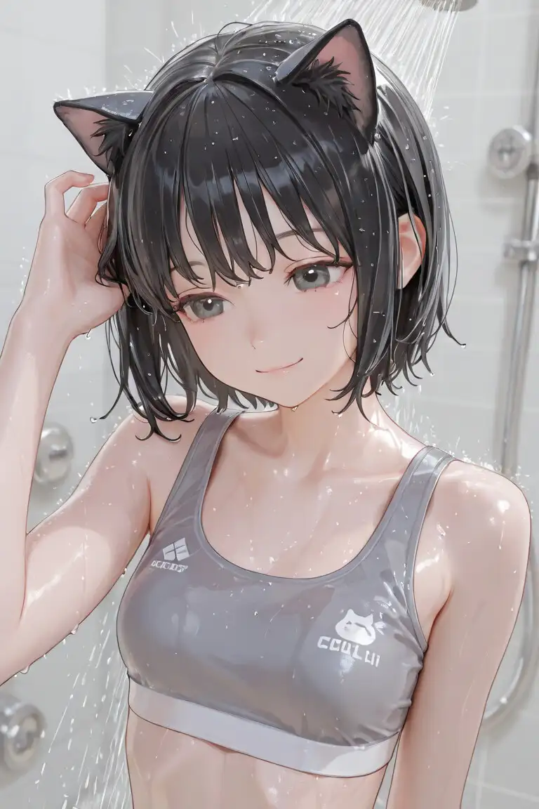 猫耳スポブラエクササイズ サンプル画像 5
