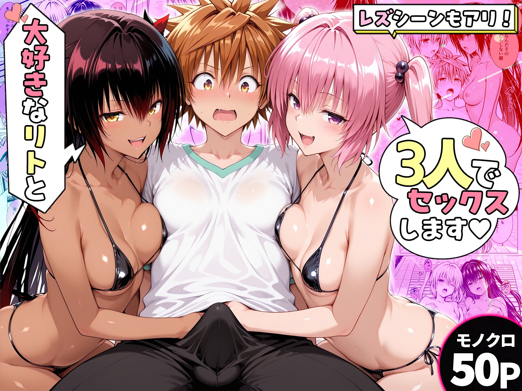 大好きなヒトと3人でセックスします！ 総集編 サンプル7