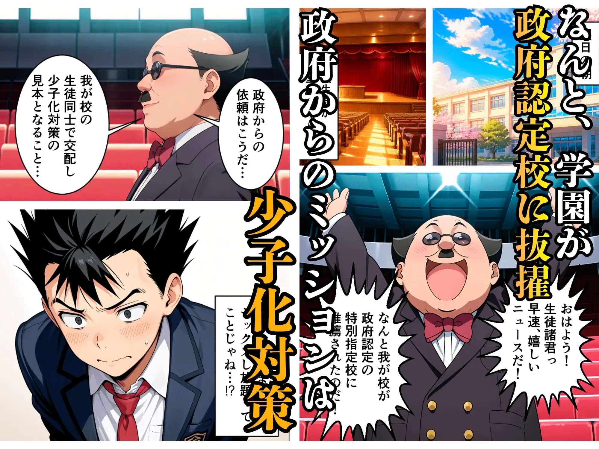 猿山が学園を支配しヒロインを蹂躙する話 サンプル画像 3
