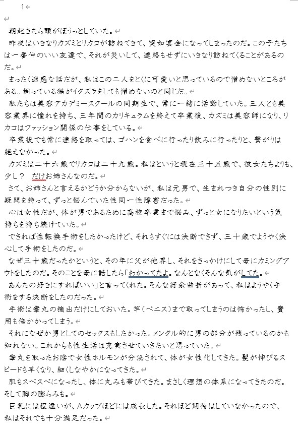女装サロンプチガールへようこそ