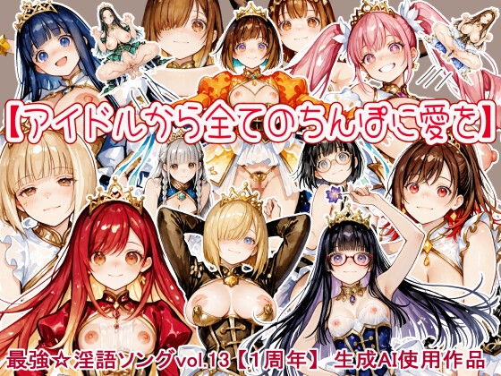 最強☆淫語ソング13_アイドルから全てのちんぽに愛を！【シリーズ一周年特大アルバム】