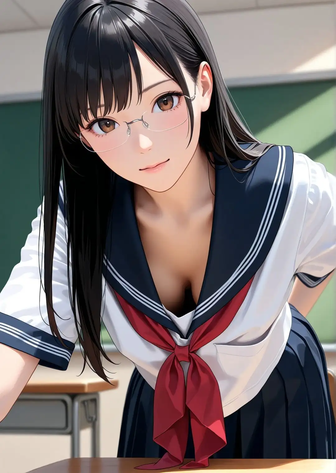 眼鏡の女/写真集 サンプル画像 2