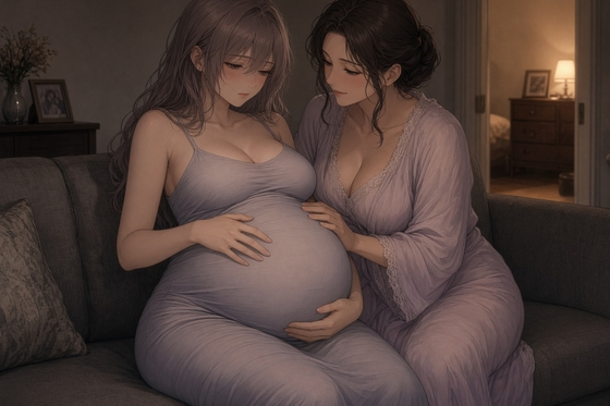 隣室の爆乳人妻に女体化された俺 ～壁一枚向こうの甘い吐息で、産むための身体に作り変えられる～