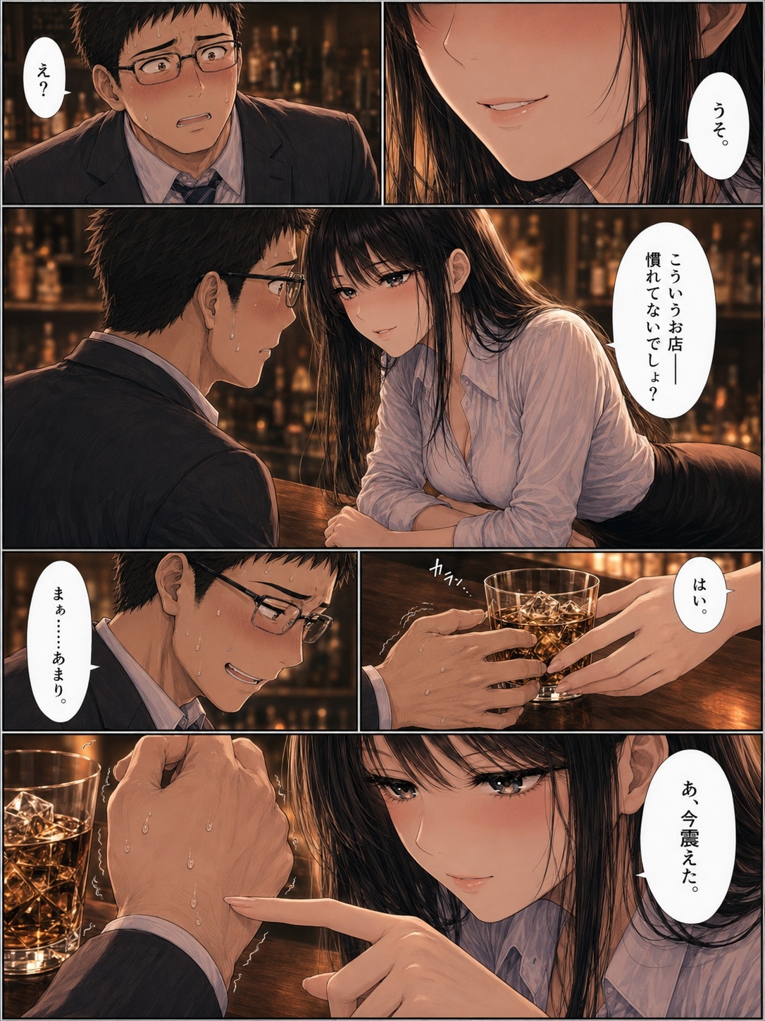ガールズバーの美女にお子様扱いされて理性を溶かされた夜 ～冷酷な絶対支配 ミオ編～【精神支配・言葉責め・貢ぎマゾ】 サンプル2