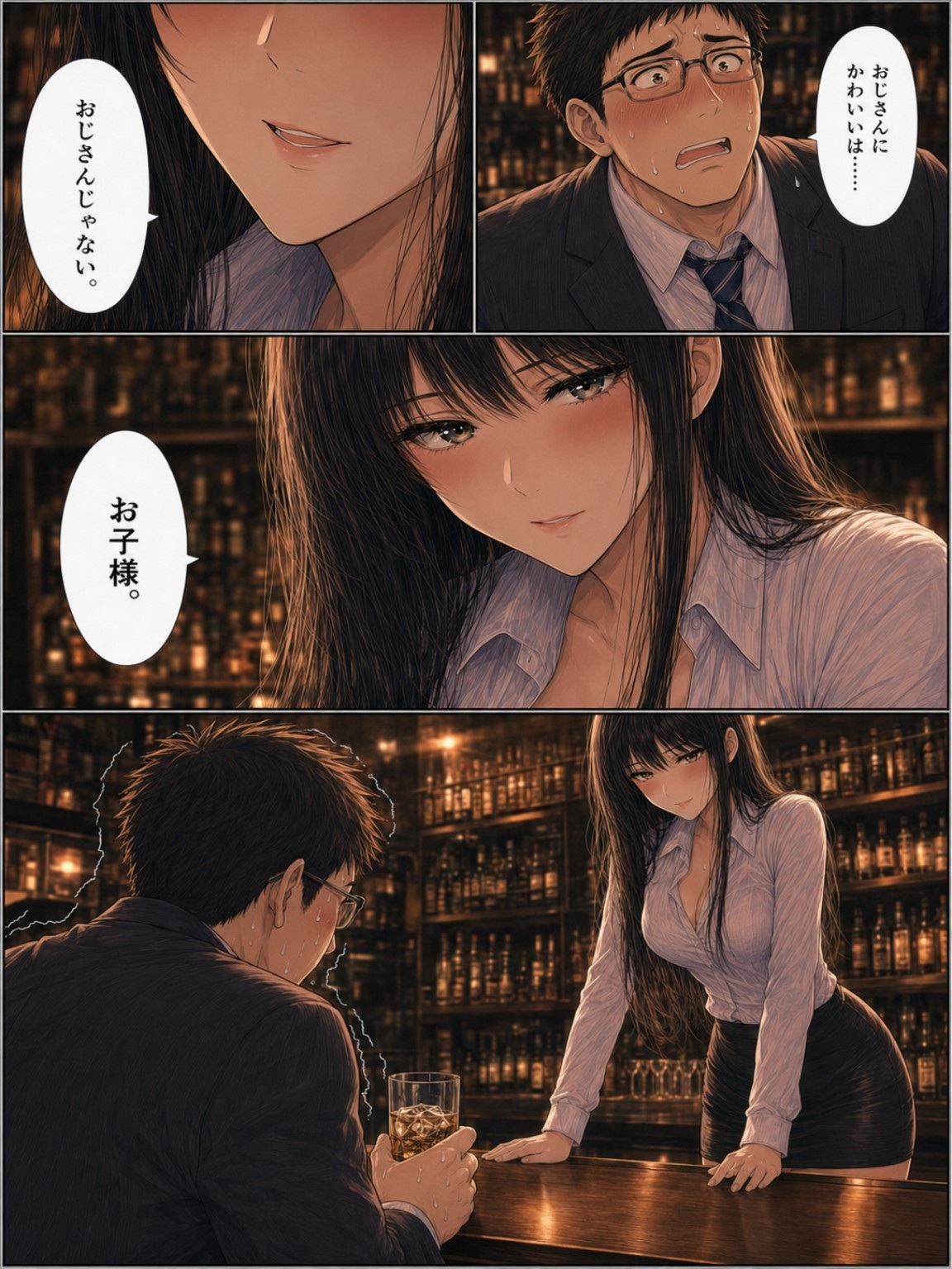 ガールズバーの美女にお子様扱いされて理性を溶かされた夜 ～冷酷な絶対支配 ミオ編～【精神支配・言葉責め・貢ぎマゾ】 サンプル4