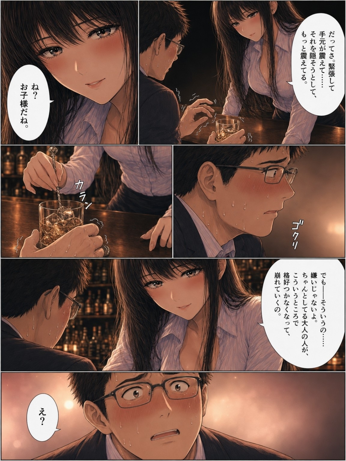 ガールズバーの美女にお子様扱いされて理性を溶かされた夜 ～冷酷な絶対支配 ミオ編～【精神支配・言葉責め・貢ぎマゾ】 サンプル5