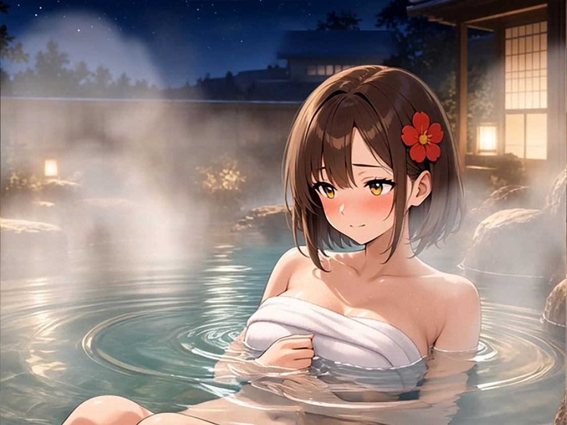 夏休みの秘密~部活マネージャーと貸切風呂で汗だく舐めまくって朝までハメまくった温泉旅行~ 画像9