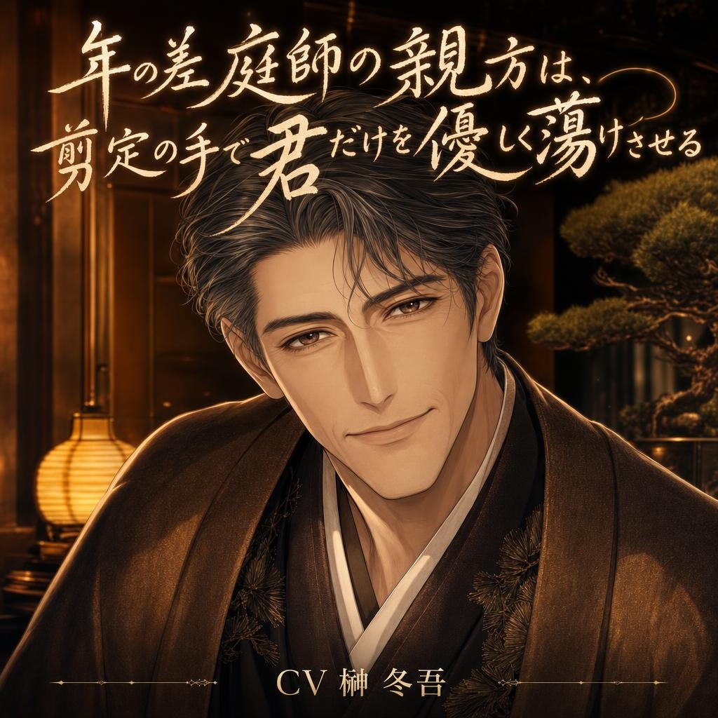 年の差庭師の親方は、剪定の手で君だけを優しく蕩けさせる♡〜大人の余裕で丁寧に愛でる夜〜【年の差/溺愛/バイノーラル】-1画像