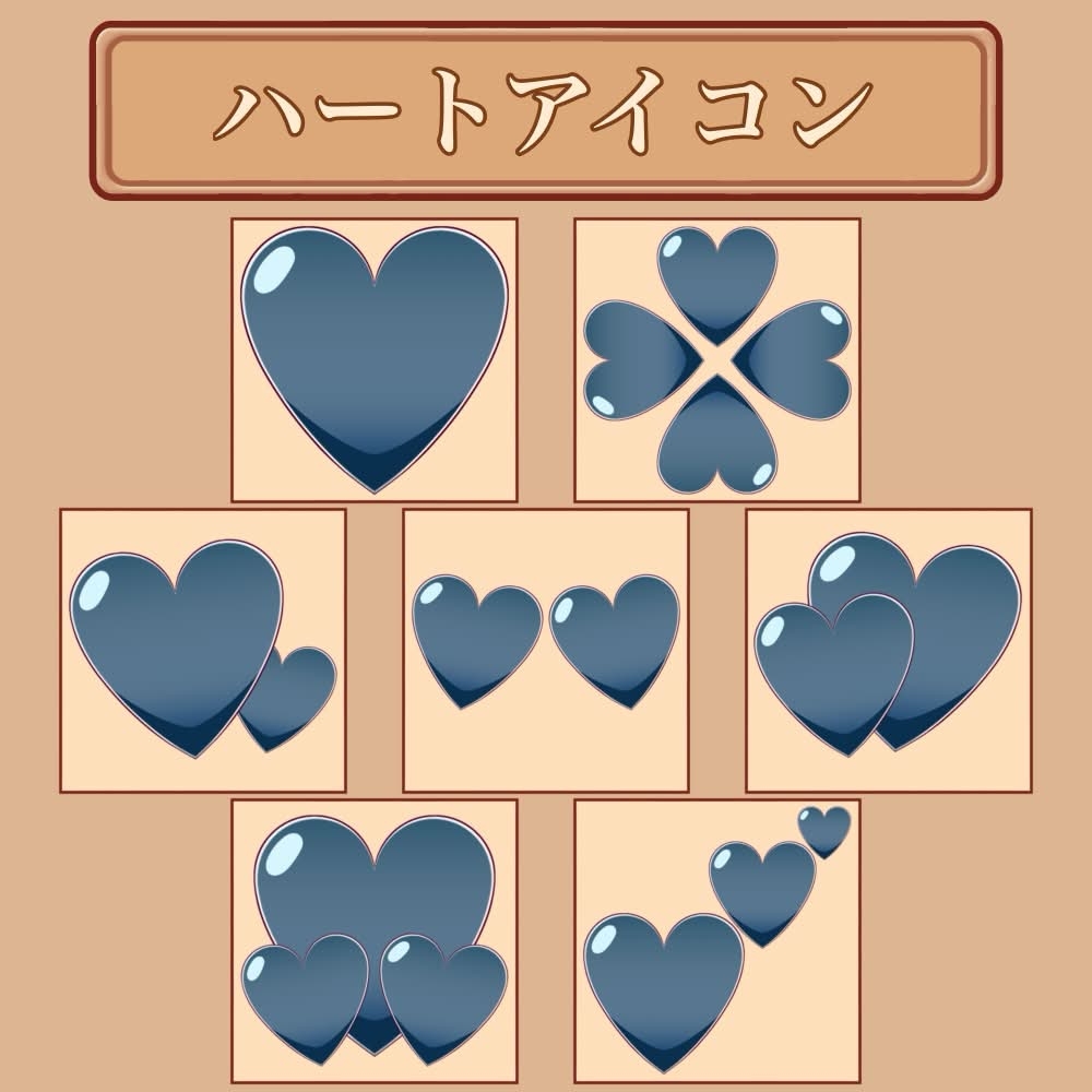 サキュバス7人計画「ハート」セット