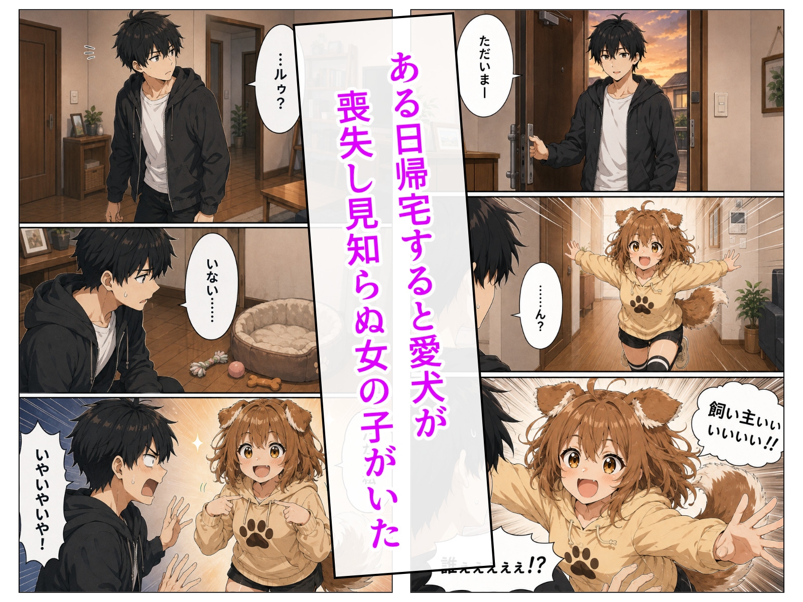 飼い主ぃぃぃ！って誰だお前！? サンプル2