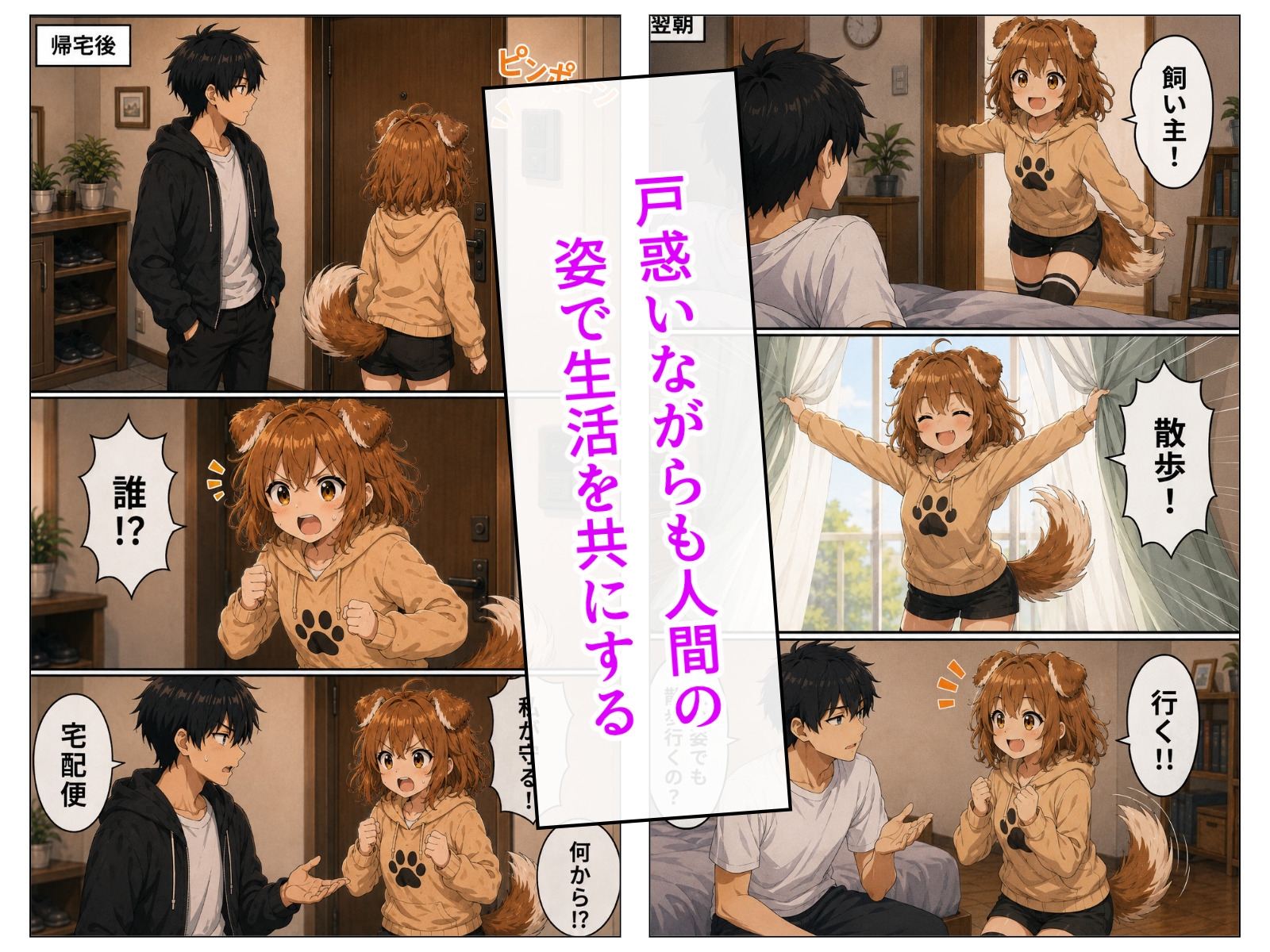 飼い主ぃぃぃ！って誰だお前！? サンプル3