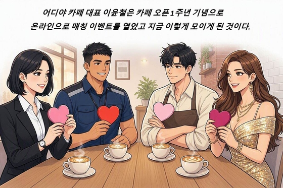 어디야 카페의 연애 사
