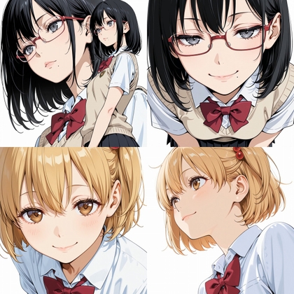 ハ○キュー!!の清○潔子と谷○仁花が辛い目に遭うCG集