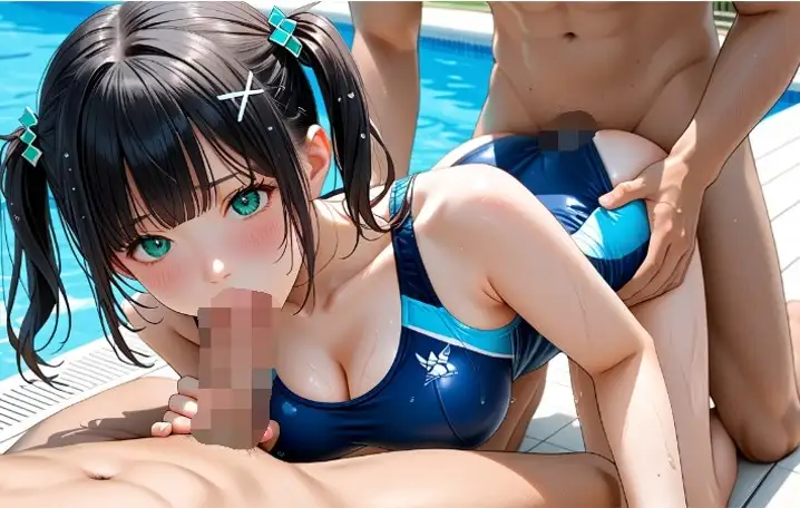 スク水女子☆夏の中出しおもひで サンプル画像 8