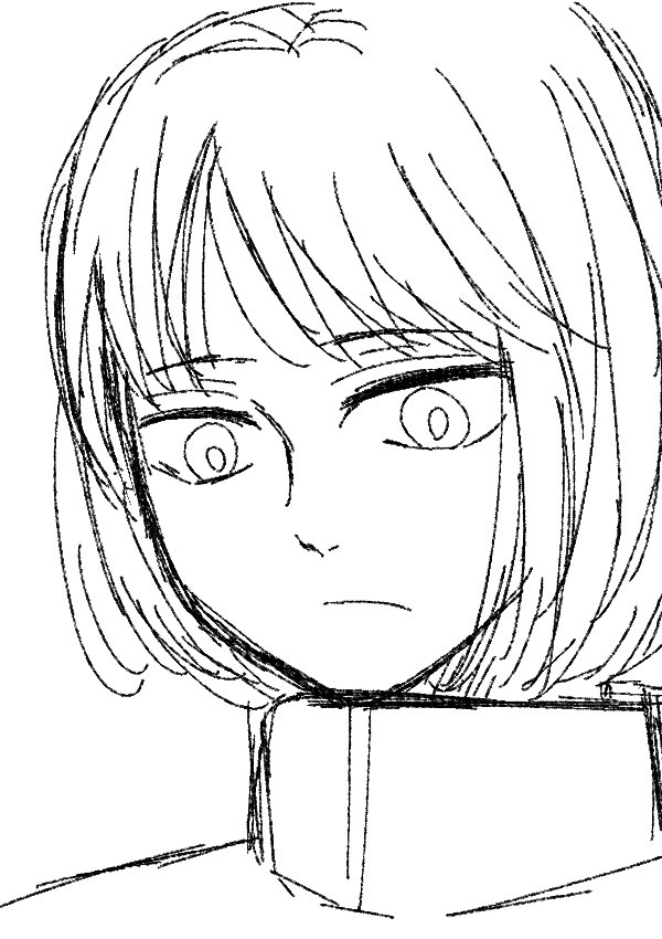 鉛筆画風ラフイラスト集23 画像1