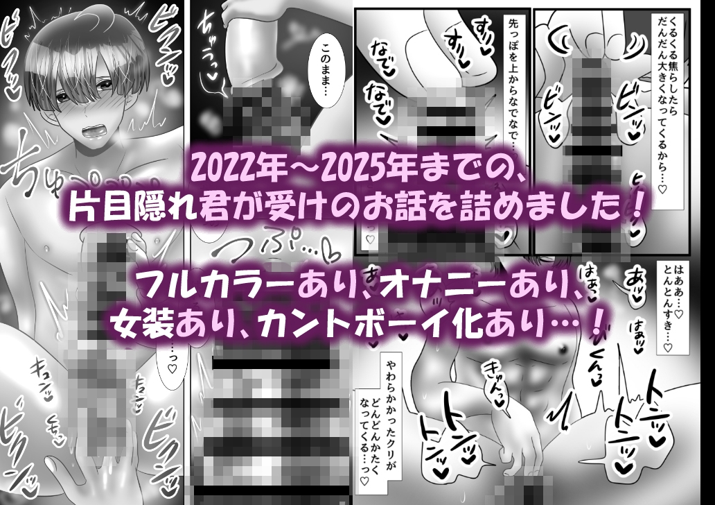 【総集編】ヤリチンだった片目隠れ君のメス堕ち8作品 [昼のフェザーエース&夜のふぇざーえっち] | DLsiteがるまに 2