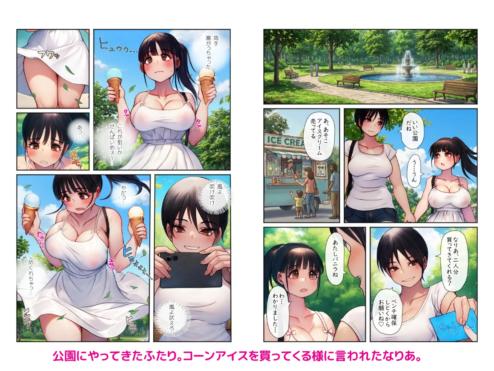 夏風にめくられて ーオールカラー版ー サンプル画像 5