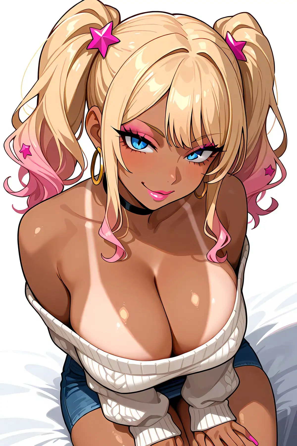 『負けた方が脱ぐよ?』黒ギャルと対戦ゲーム、結局ヤっちゃったw サンプル画像 5