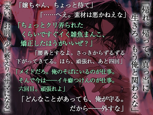 憧れのメイドカフェの面接に行ったはずがダウナーなヤクザのお兄さんにドスケベ衣装で研修させられた挙句「もう離せねえぞ」と娶られちゃった話 [ろこもこうさぎ] | DLsiteがるまに 3