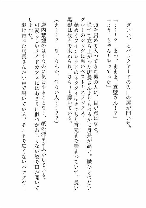 憧れのメイドカフェの面接に行ったはずがダウナーなヤクザのお兄さんにドスケベ衣装で研修させられた挙句「もう離せねえぞ」と娶られちゃった話 [ろこもこうさぎ] | DLsiteがるまに 5