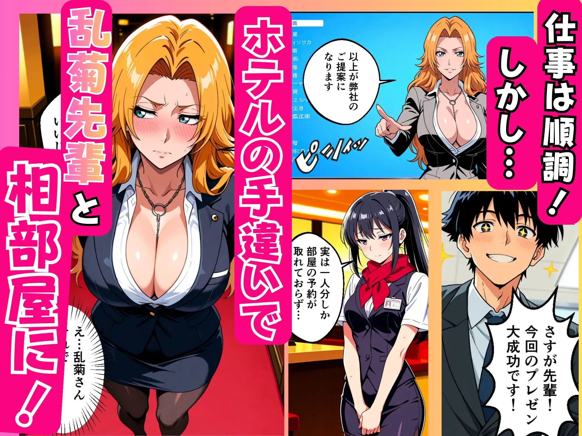 憧れの先輩の乱菊さんと相部屋でSEXする話 サンプル画像 2