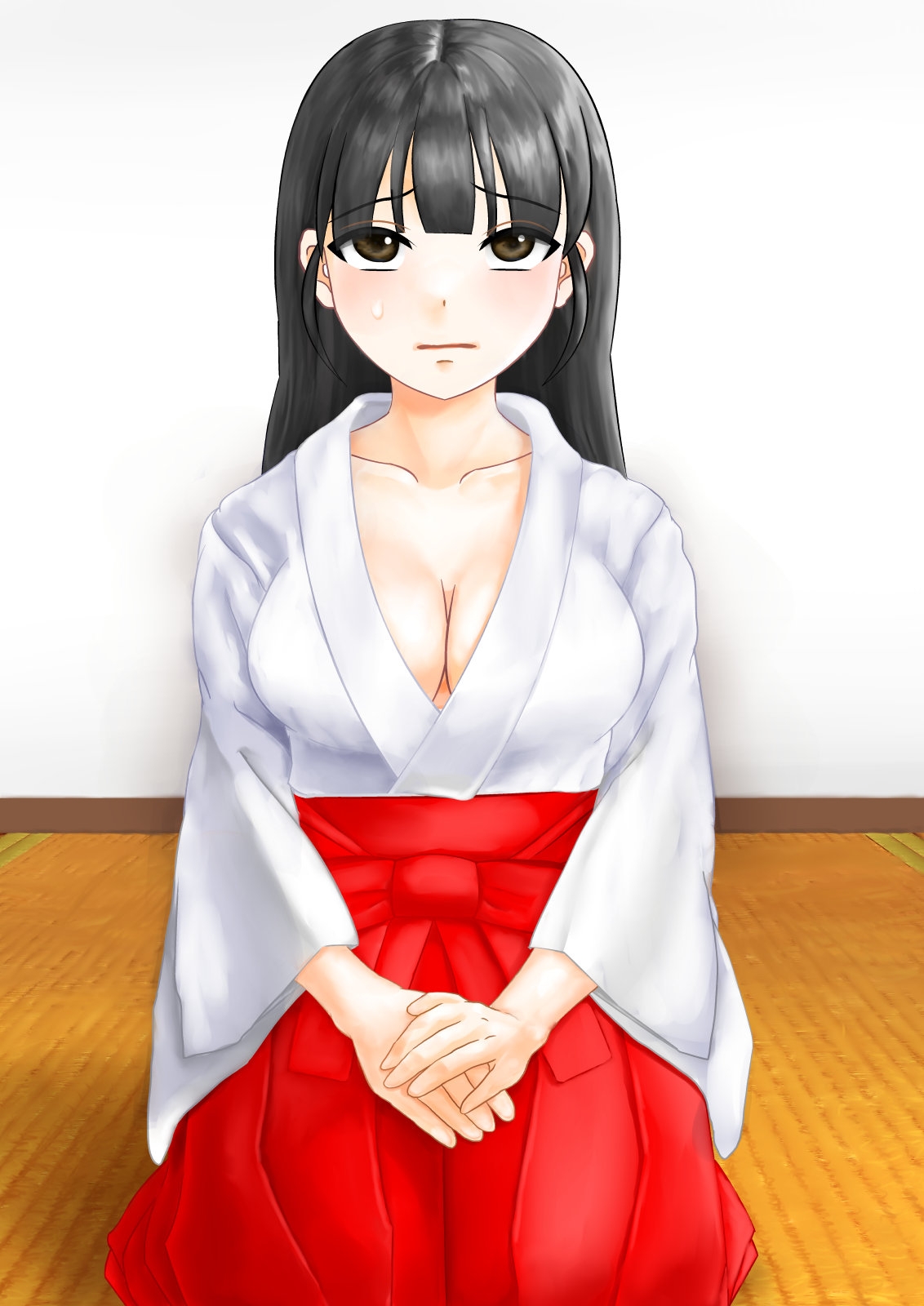 触手神の人身御供として執拗な○問、絶頂禁止、触手服の末に触手壺に入れられ永遠の快楽地獄に沈む巫女
