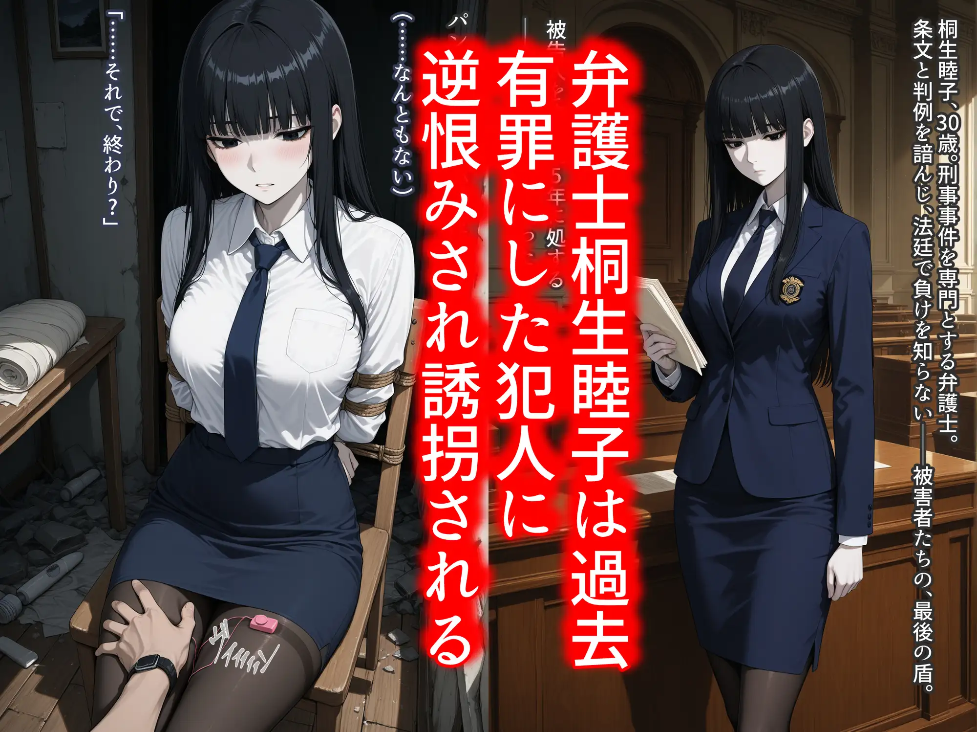 女弁護士が復讐に遭い、快感に陥落してペットになって堕ちていくまで サンプル画像 2