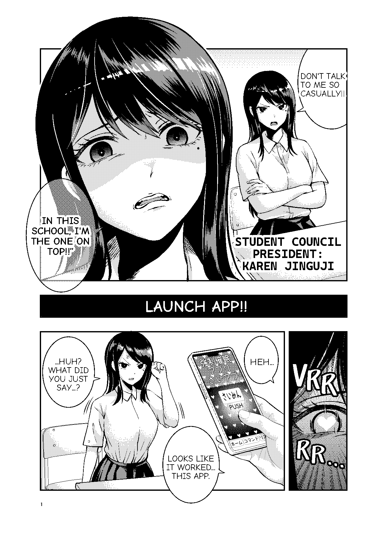 WINNING OVER THE ARROGANT PRESIDENT WITH A SPECIAL APP [shinsounouKOG] sample 2