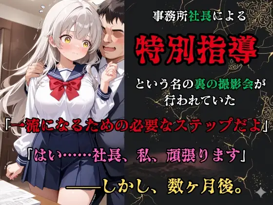 【裏流出ファイル】コスプレ事務所社長による所属モデルへの特別指導(銀髪セーラー服編) サンプル画像 2