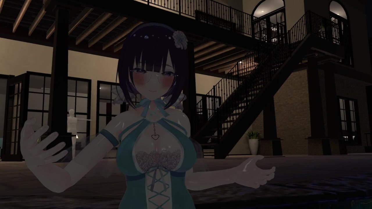 【視聴者参加型】ポプロナイトプール撮影会【ChilloutVR】 事務乃あんず