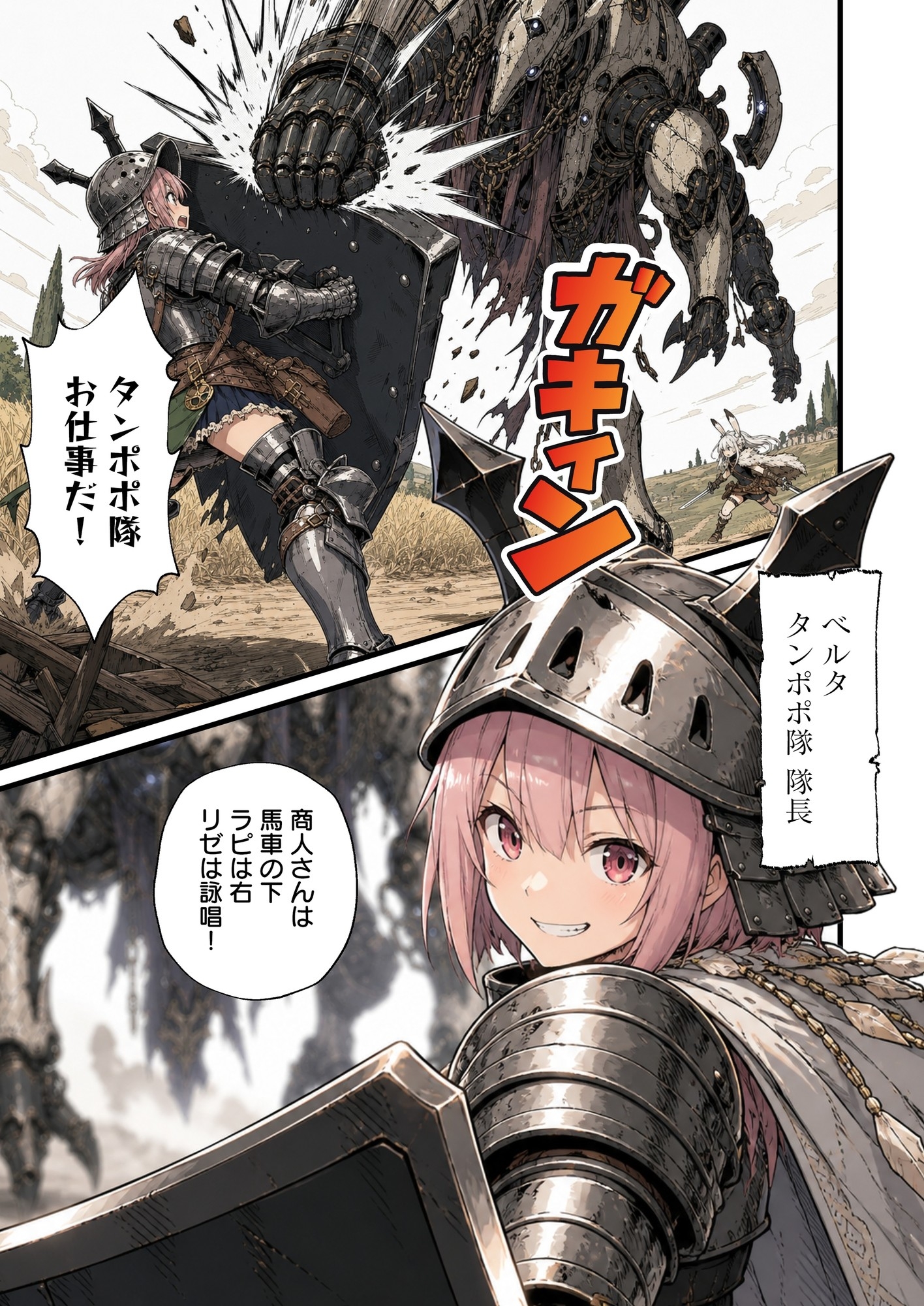 暗黒騎士は敵を十個褒めないと聖剣を抜けない-2