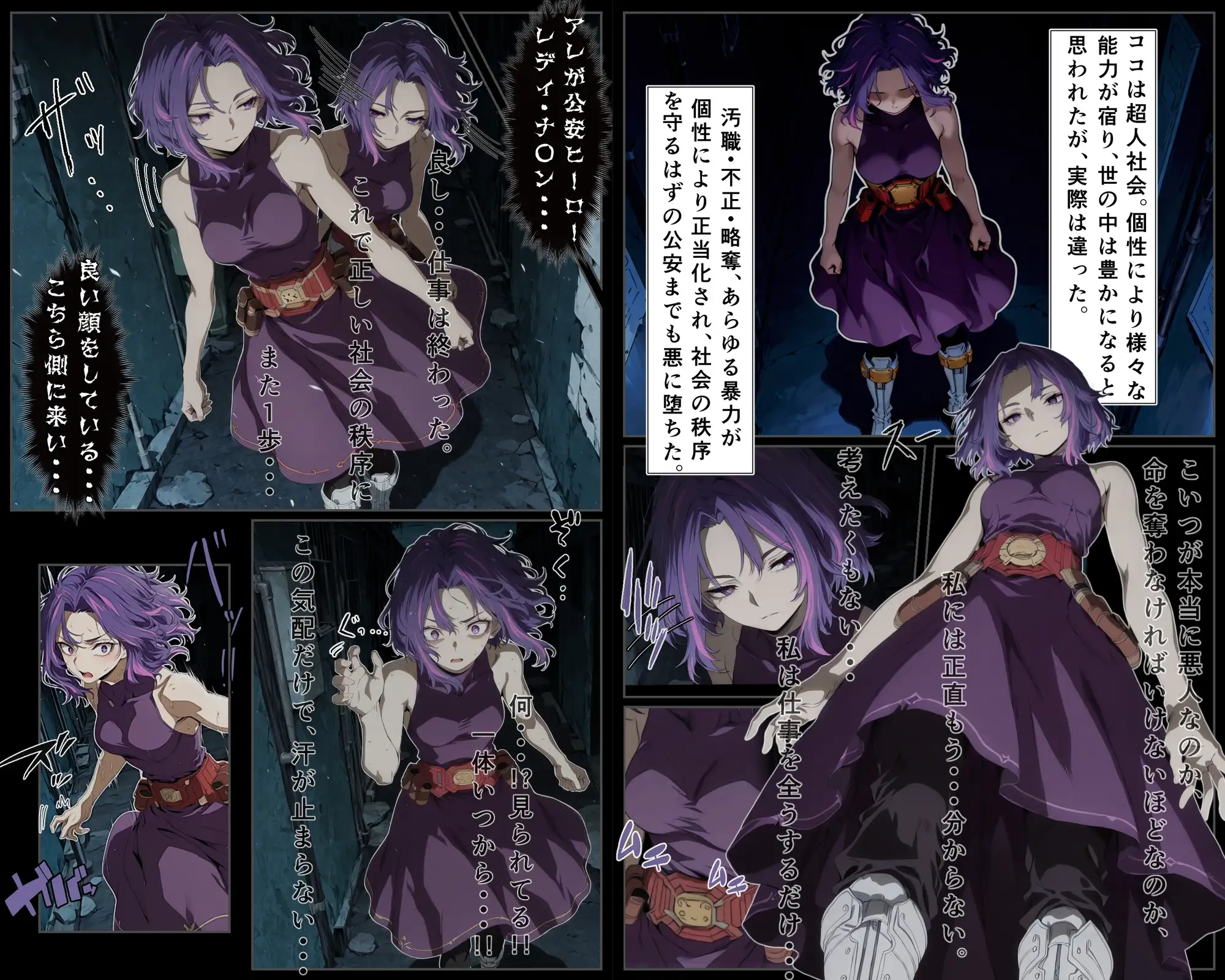 麗しき公安ヒーローレディ・ナ〇ンに個性を種付け サンプル画像 6