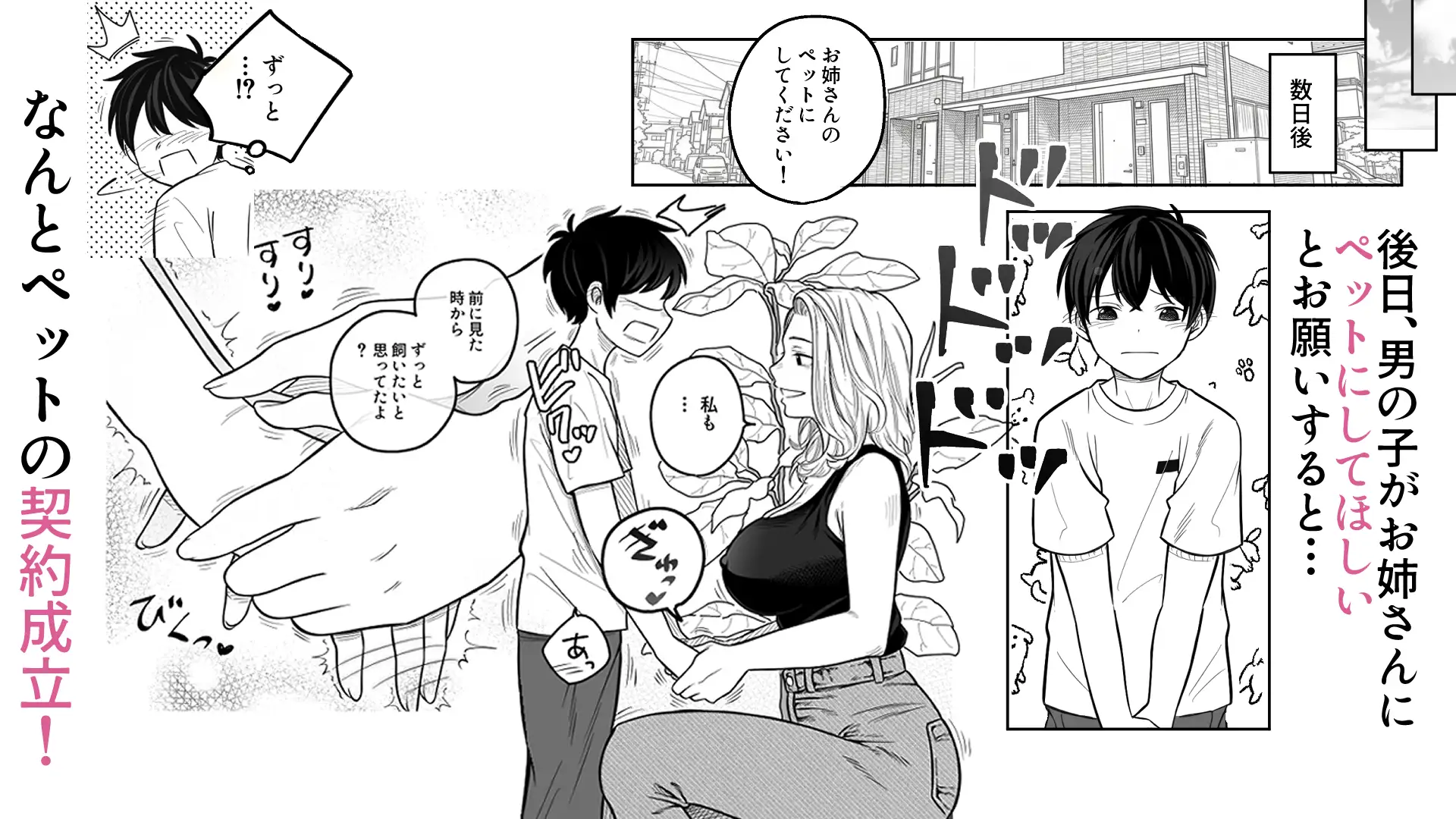 お姉さんとペット サンプル画像 2