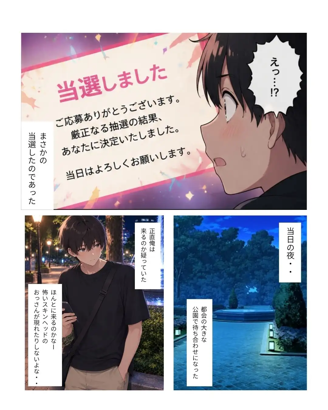 人気裏垢女子のオフパコに行ったら男の娘だった件 サンプル画像 2