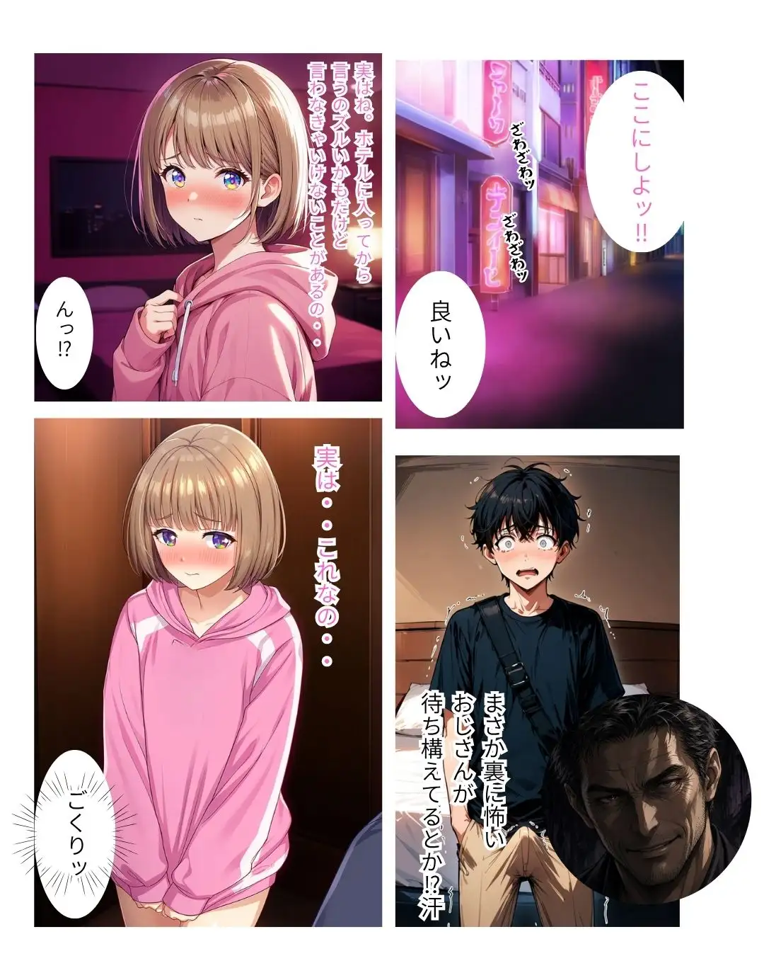 人気裏垢女子のオフパコに行ったら男の娘だった件 サンプル画像 6