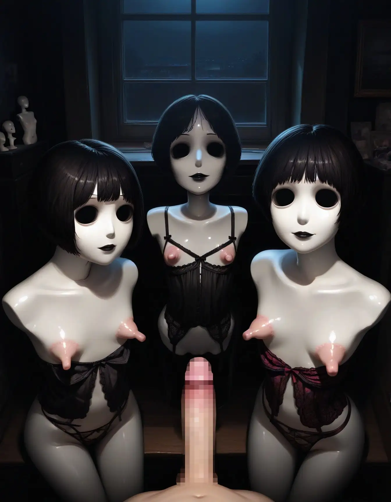 【R18】秘密の部屋_Black【167枚】 サンプル画像 8