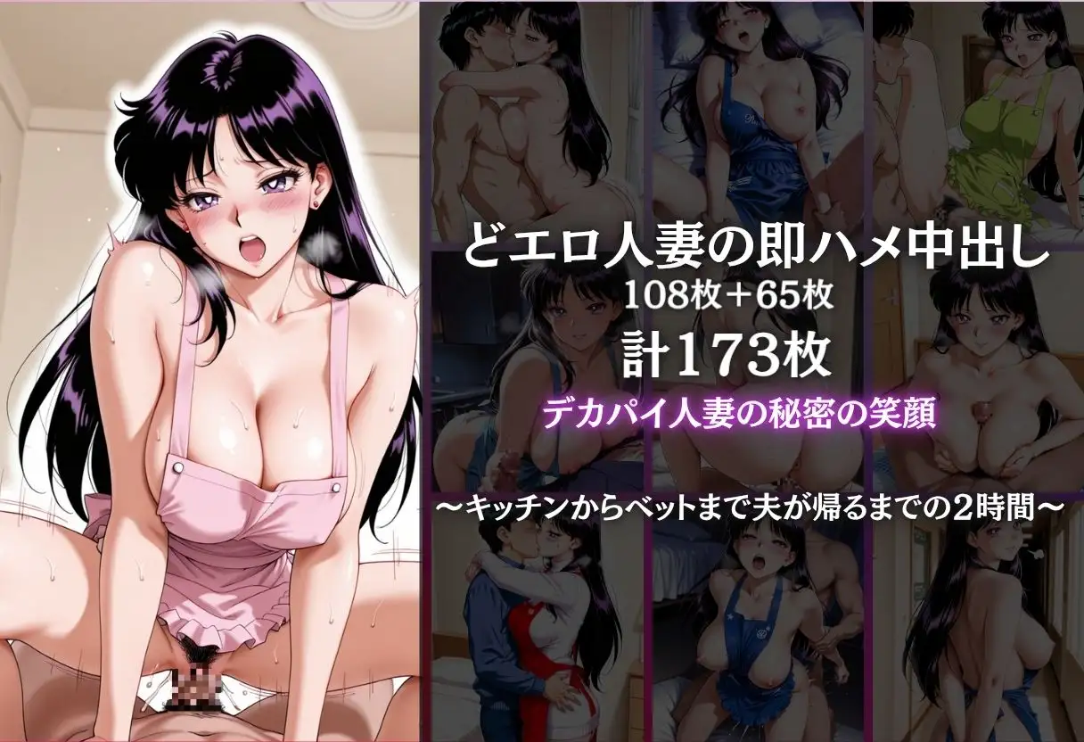 裸エプロン巨乳人妻に即ハメ〜すぐに中出しする若いチ○ポに欲求不満のドエロ人妻〜 サンプル画像 5