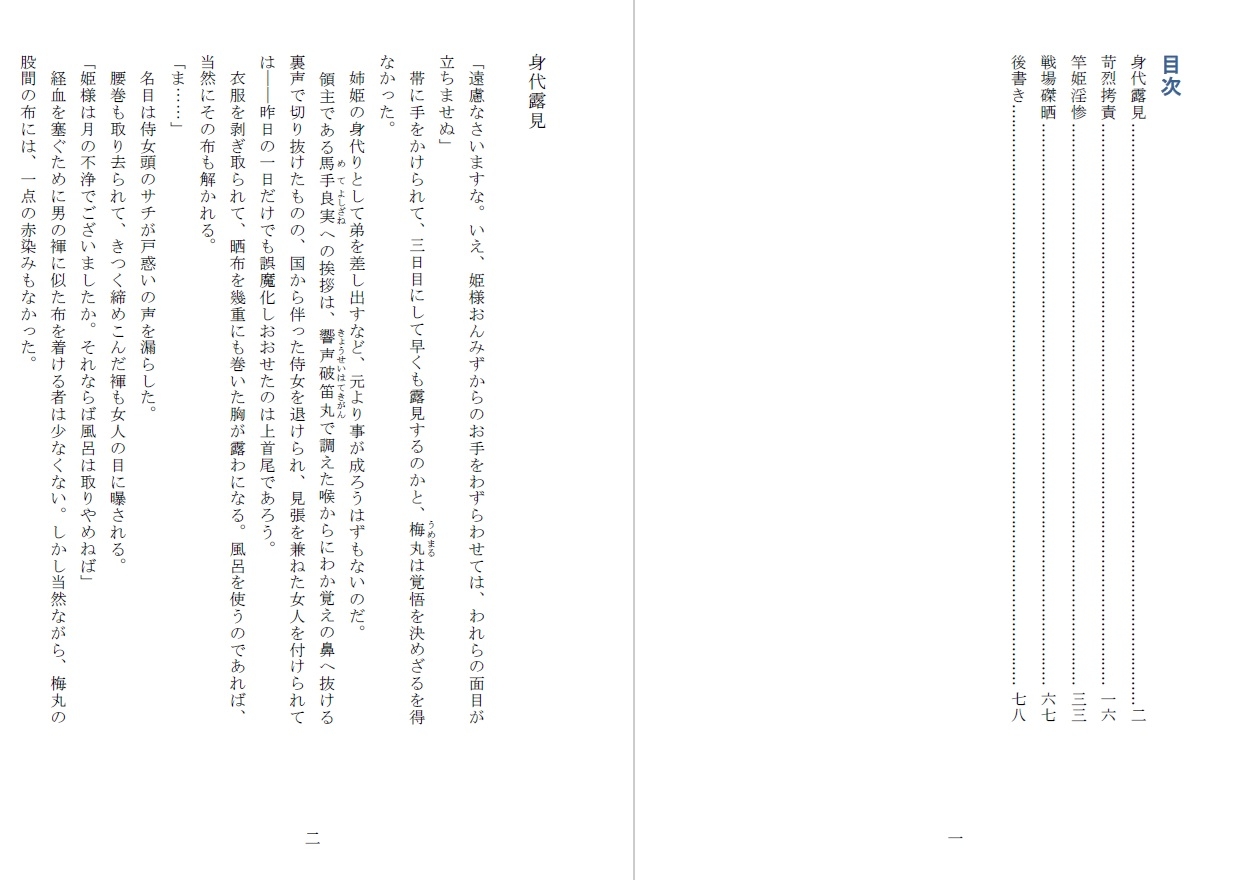 竿姫戦場磔:陽根篇 サンプル2