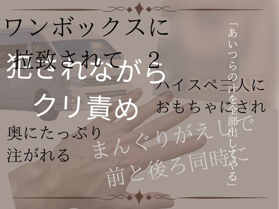 ワンボックスに拉致られて・2 [ブラウンハニー]