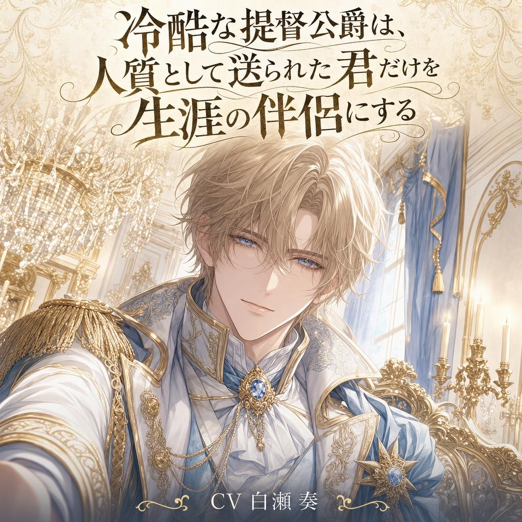冷酷な提督公爵は、人質として送られた君だけを生涯の伴侶にする♡〜大海を制する男の、一途で独占的な溺愛〜【身分差/バイノーラル】-1画像