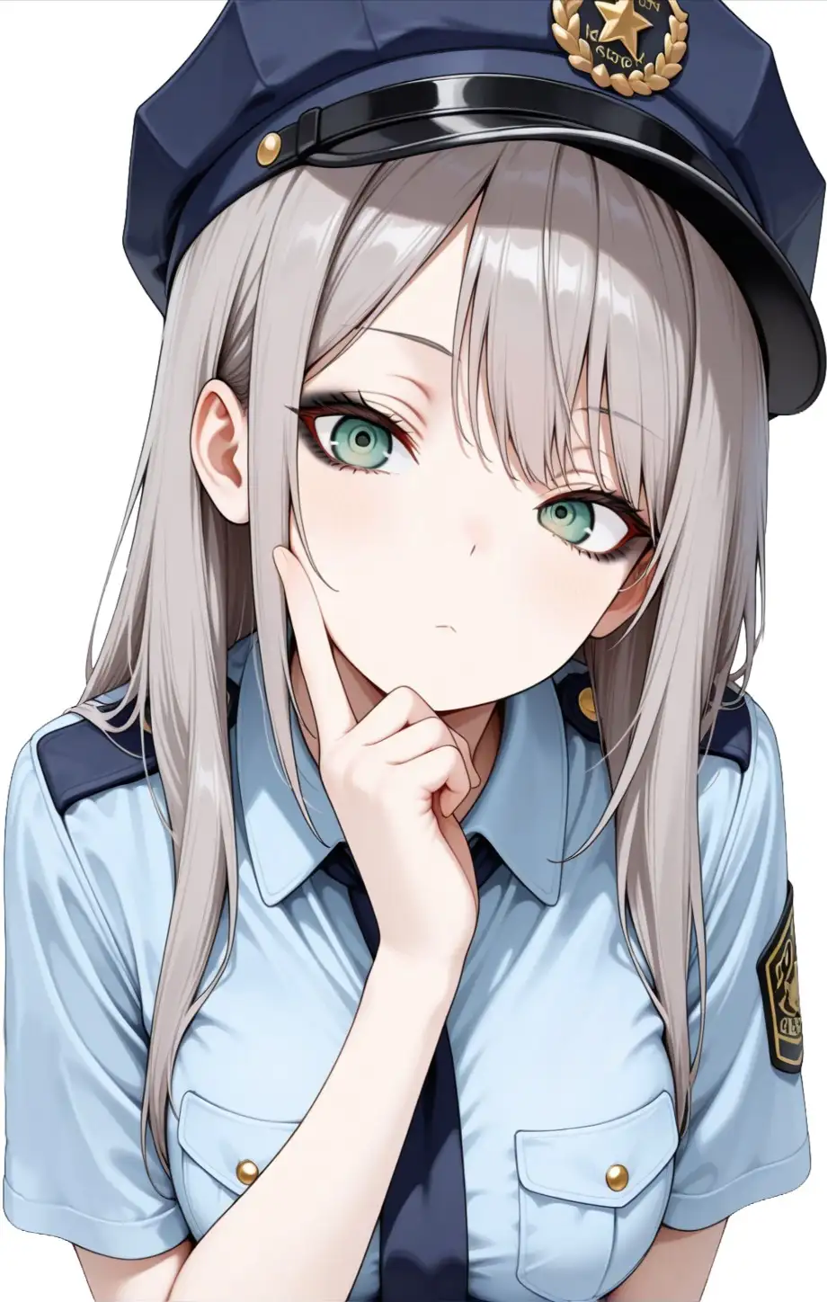 巨乳婦警のお姉さんとエッチしたい サンプル画像 7