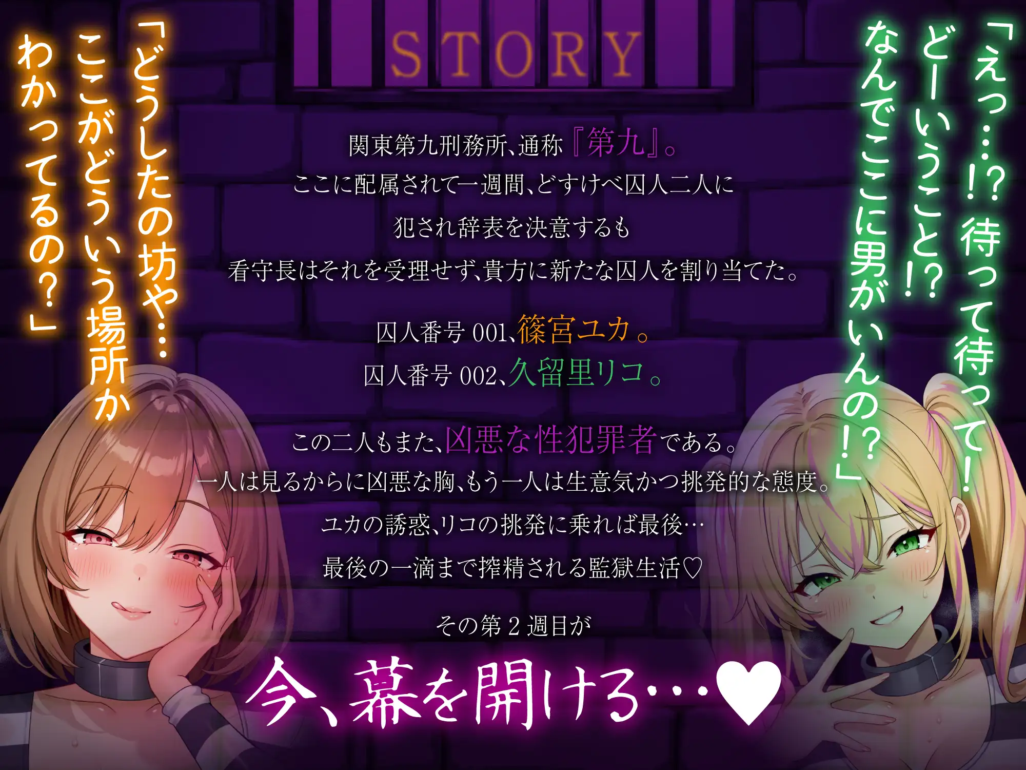 【逆レ○プ】凶悪性犯罪者収容施設Season2〜どすけべ犯罪者の誘惑に乗れば精液を根こそぎ搾り取られる地獄の看守生活〜_0