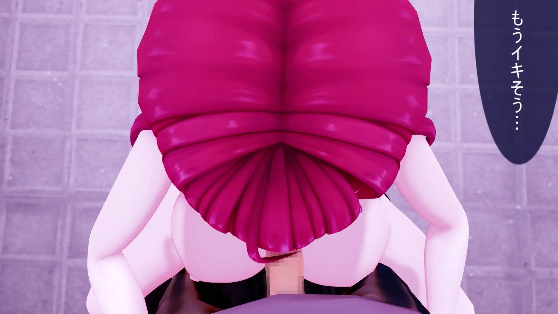 公衆便所で性欲痴女に遭遇【マ●ン船長似】 サンプル画像 4