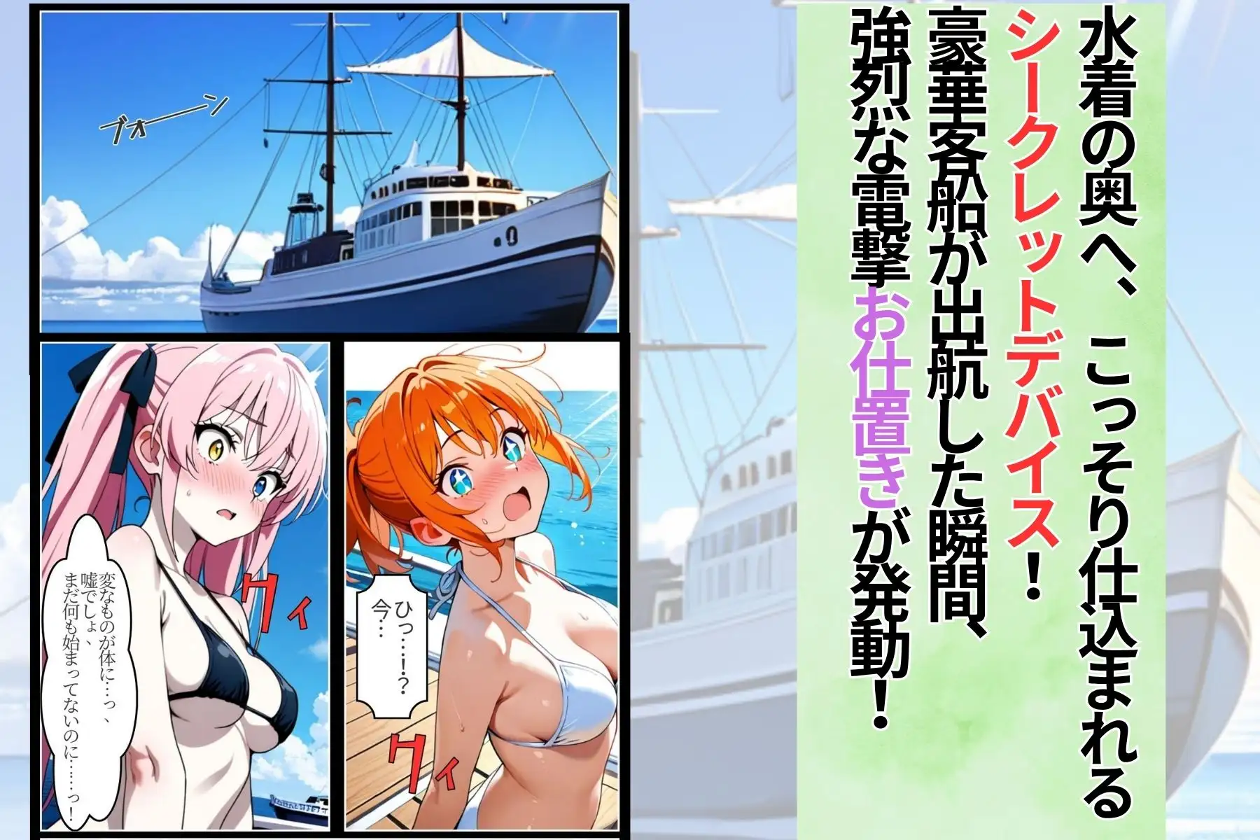 野外クルーザーで生配信したらダブルで雌堕ちさせられました サンプル画像 6