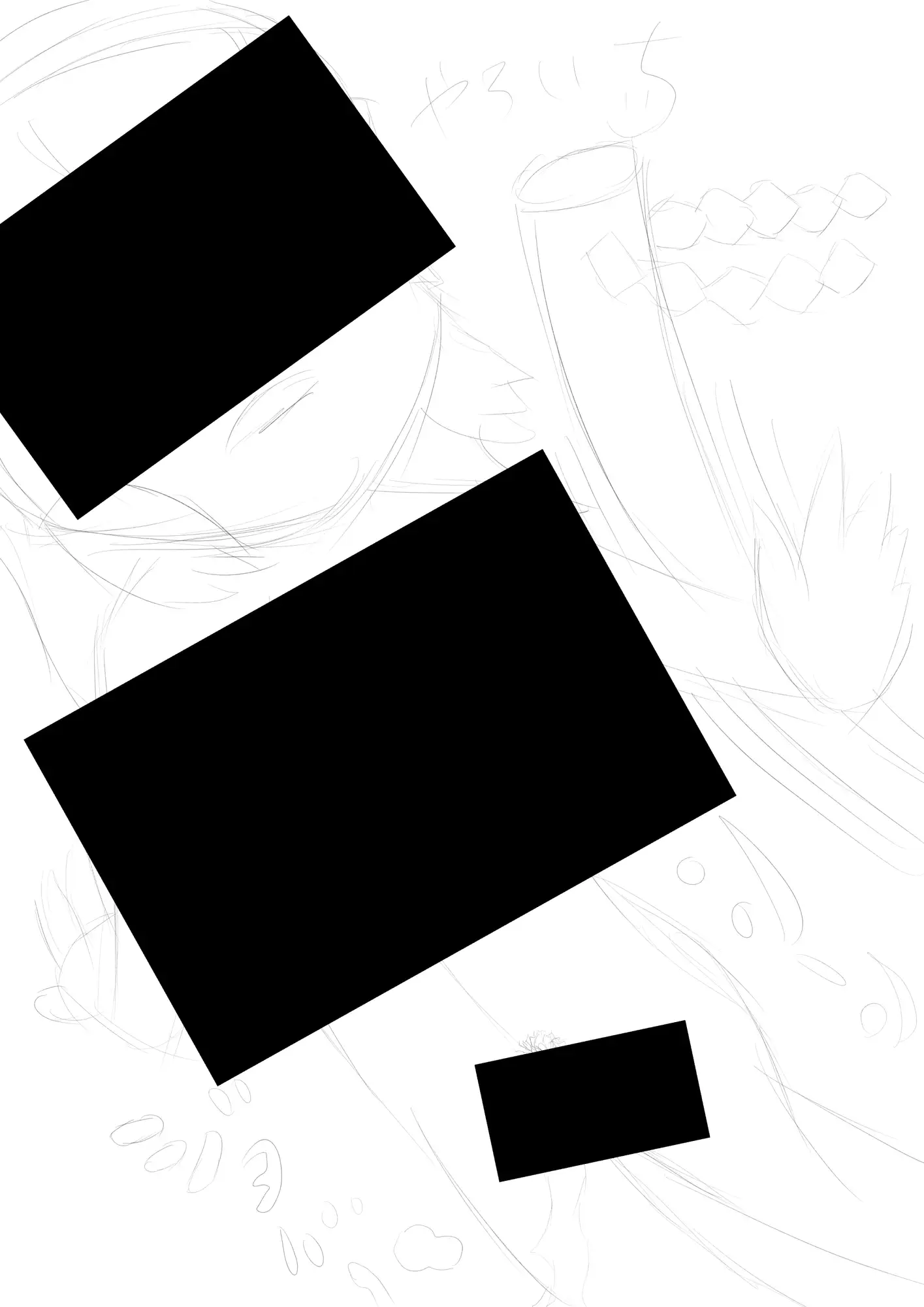 霊夢ちゃんのえっちなラフイラスト集vol.7 サンプル画像 3